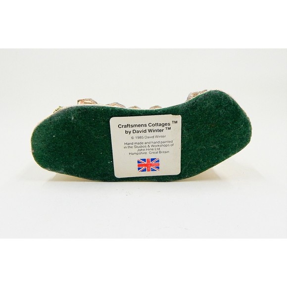 David Winter Cottages Craftsman's Cottage 1985 Great Britain 4-3/4 Inches - Picture 11 of 12